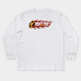 Crazy Taxi Twenty Four - Seven Logo Kids Long Sleeve T-Shirt